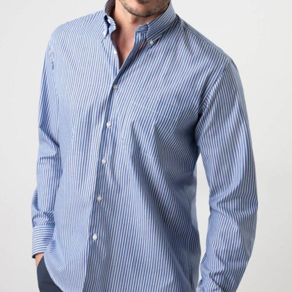 Croft & Barrow Broadcloth Classic Fit Button Up || Large